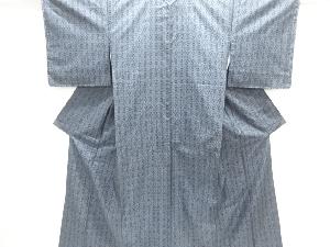 未使用品　抽象模様織り出し本場村山大島紬着物